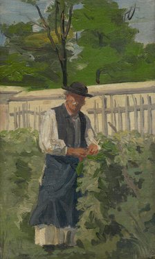 By the Grapevines, 1935. Creator: Jozef Hanula.