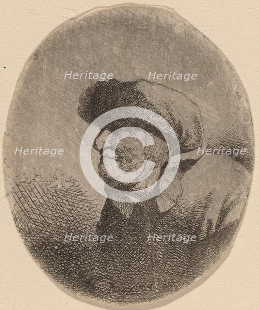 Bust of an Old Woman. Creator: Cornelis Bega.