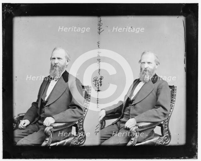 James Wallace Robinson of Ohio, 1865-1880. Creator: Unknown.