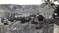 North Central station in Bilbao, 1910.