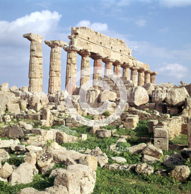 Temple C at Selinunte in Sicily, 6th century. Artist: Unknown
