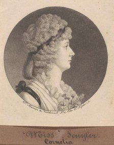 Cornelia Schuyler Morton, 1797. Creator: Charles Balthazar Julien Févret de Saint-Mémin.