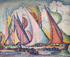 Mediterranean Sailing Boats', 1923. Artist: Paul Signac.