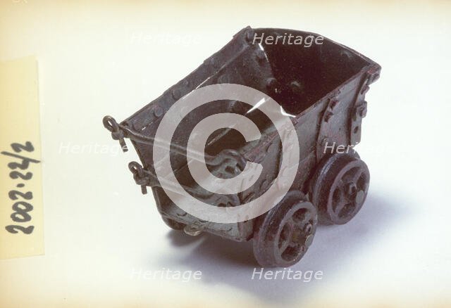 Coal Tram Model (brass), 1910s. Creator: Unknown.