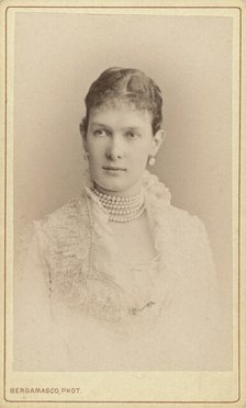 Grand Duchess Marie Paulovna (formerly Princess Marie of Mecklenburg-Schwerin...,between 1870 and 80 Creator: Unknown.