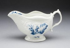 Sauceboat, Worcester, c. 1765. Creator: Royal Worcester.