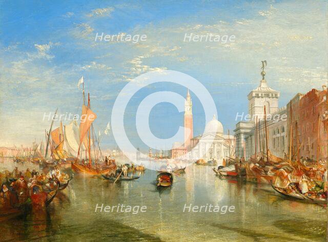 Venice: The Dogana and San Giorgio Maggiore, 1834. Creator: JMW Turner.