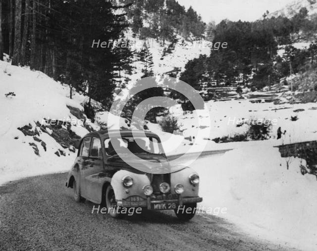 Lanchester LJ200 14hp, 1953 Monte Carlo Rally. Creator: Unknown.