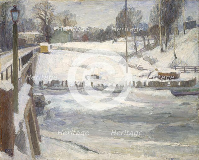 From Lysaker, 1909. Creator: Erik Werenskiold.