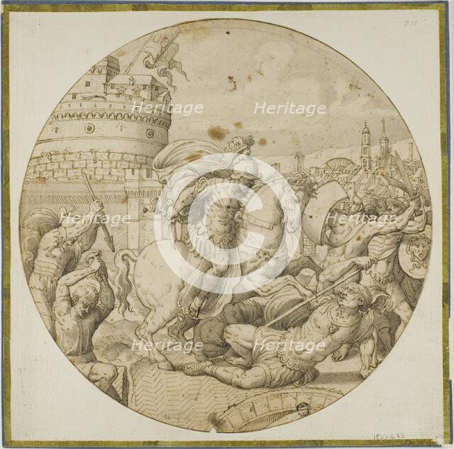 Horatius at the Bridge, n.d. Creator: Giovanni Battista Cipriani.