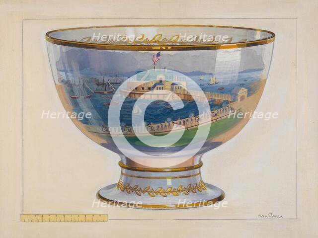 Punch Bowl, c. 1936. Creator: Charles Caseau.