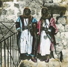 'Bedouin Chiefs, Jericho', c1910s.  Creator: Unknown.