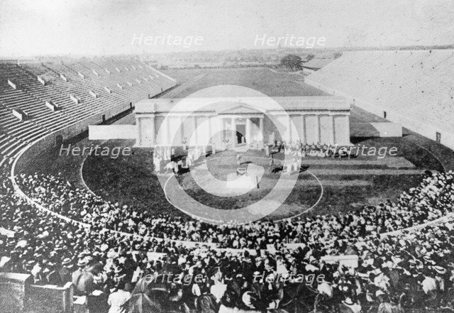 Stadium, Harvard University, Cambridge, Massachusetts, USA, early 20th century. Artist: Unknown