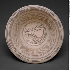 Large Basin with Carp and Waterweeds, Yuan dynasty (1279-1368), late 13th/early 14th century. Creator: Unknown.