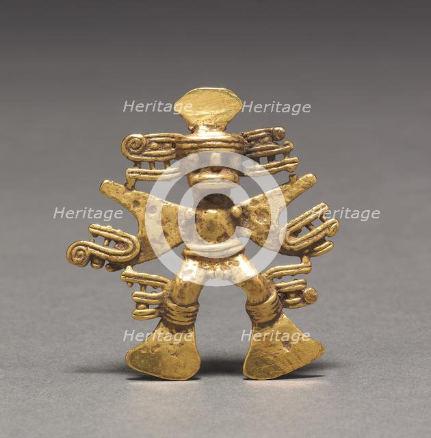 Figurine Pendant, c. 700-1550. Creator: Unknown.