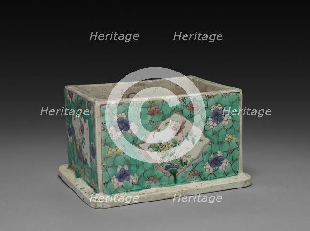 Dog or Qilin (base), 1662-1722. Creator: Unknown.