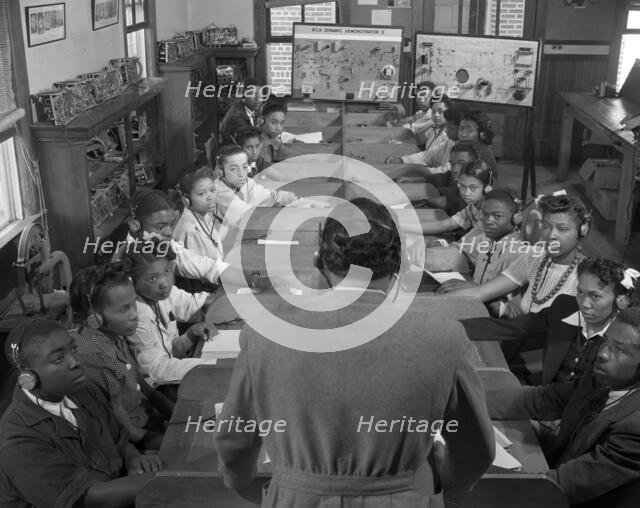 Bethune-Cookman College, Daytona Beach, Florida, 1943. Creator: Gordon Parks.