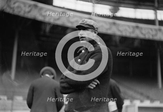 Ray Caldwell, New York AL, at Polo Grounds, NY (baseball), 1913. Creator: Bain News Service.