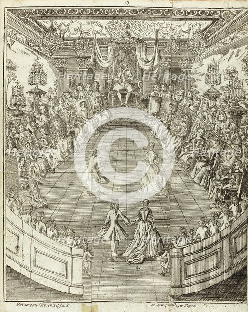 Illustration from Le Maître à danser, 1734. Artist: Rameau, Pierre (1674-1748)