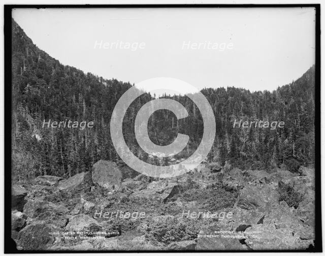 Carter Notch looking north, White Mountains, c1900. Creator: Unknown.