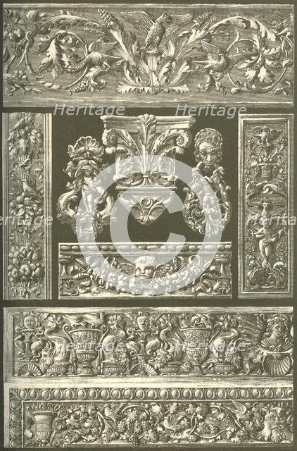 Italian Renaissance ornament in marble and bronze, (1898). Creator: Unknown.