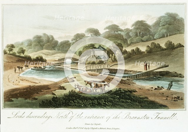 Grand Junction Canal, Northampstonshire, 1819. Artist: Unknown
