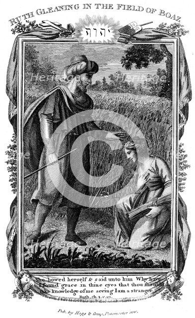 'Ruth Gleaning in the Field of Boaz', c1804. Artist: Unknown