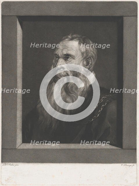 Portrait of an old man with a beard, ca. 1787-1851. Creator: Vincenz Georg Kininger.