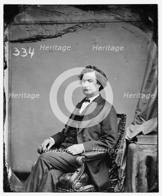 Richard Yates of Illinois, between 1860 and 1875. Creator: Unknown.
