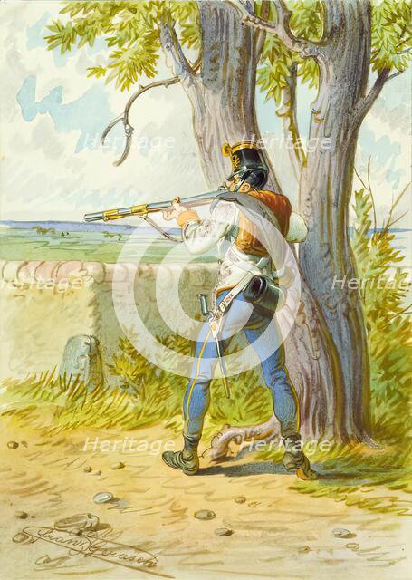 soldier, undated. Creator: Franz Gerasch.