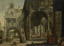 Imaginary Renaissance Palace, 1602. Creator: Hendrick Aerts.