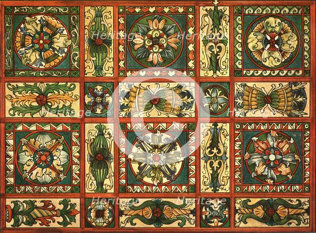 Decoration in St Valentine's Church, Chechlau, (1928). Creator: Unknown.