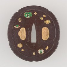 Sword Guard (Tsuba), Japanese, early 19th century. Creator: Unknown.