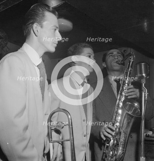 Portrait of Buddy Stewart, Three Deuces(?), New York, N.Y., 1946. Creator: William Paul Gottlieb.