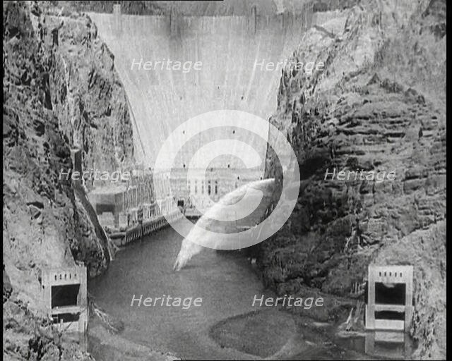 The Boulder Dam Activating, 1936. Creator: British Pathe Ltd.
