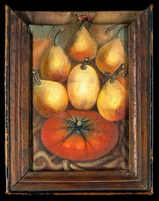 Figs and a tomato, between 1800 and 1899. Creator: Summonte.