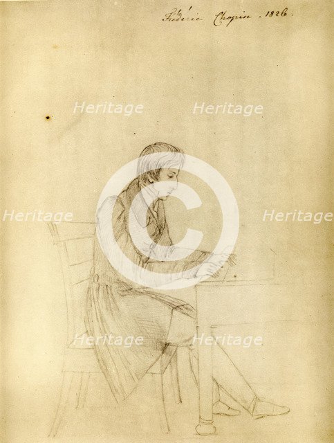 Portrait of Frédéric Chopin (1810-1849), 1826.