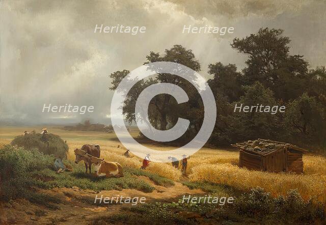 Summer landscape, 1870. Creator: Melchior Fritsch.