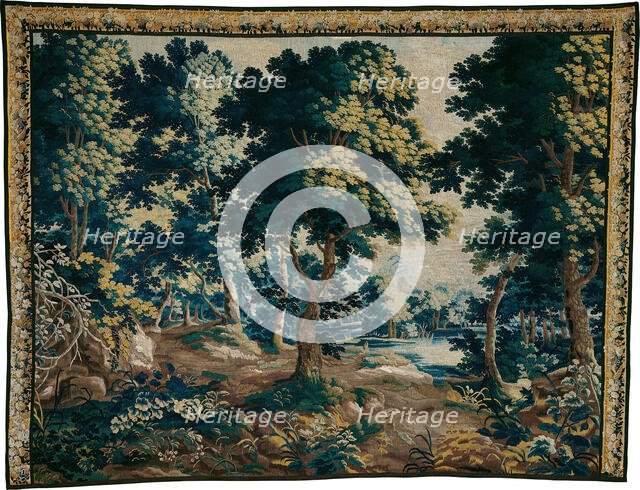 Woodland with a Pond, Flanders, 1660/70. Creator: Unknown.