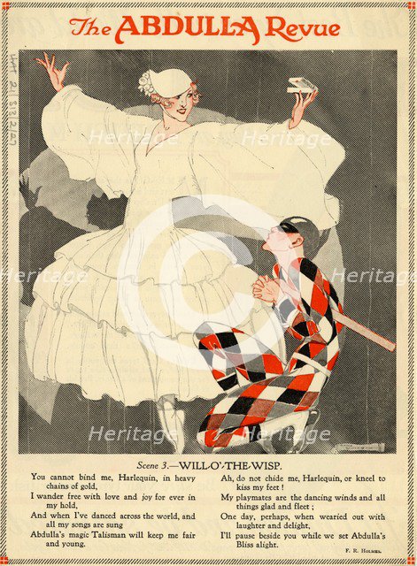 Abdulla Cigarettes, 1920s. Artist: René Vincent