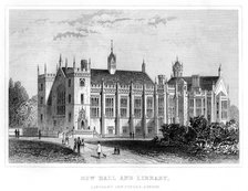 New Hall and Library, Lincoln's Inn Fields, London. Artist: Unknown