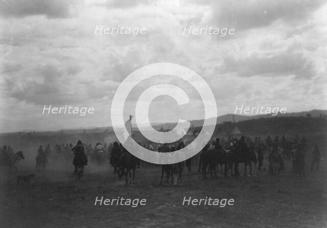 Jicarilla fiesta, c1905. Creator: Edward Sheriff Curtis.