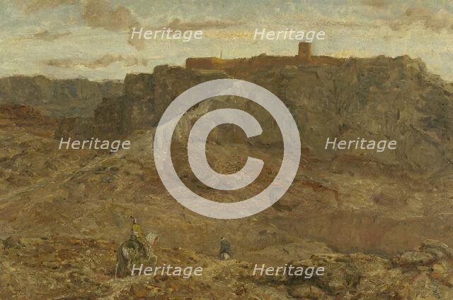 Mountainous Landscape in Egypt, 1880-1922. Creator: Marius Bauer.