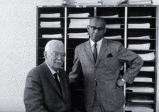 Petr Grigorevic Sergiev and Govindas Sambasivan. Creator: Unknown.