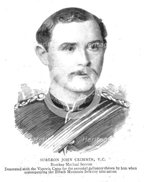 ''Surgeon John Crimmin,V.C. Bombay Medical Service', 1890. Creator: Unknown.