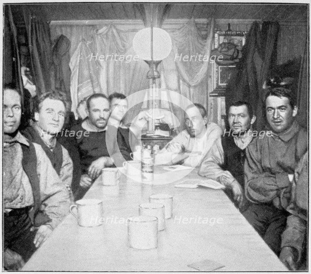 'A Winter Evening at Framheim', Amundsen's South Pole expedition, Antarctica, 1911-1912. Artist: Unknown