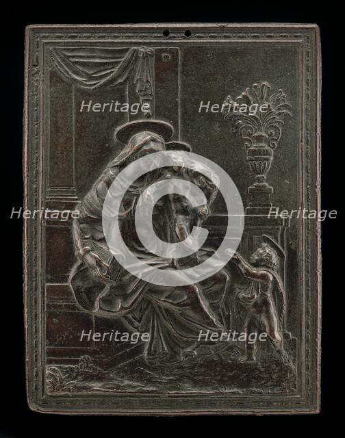 Madonna and Child with Saint John the Baptist, probably c. 1600. Creator: Master F.D..