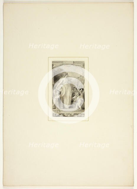 Study for a plate from The Task, c. 1800. Creator: Thomas Stothard.