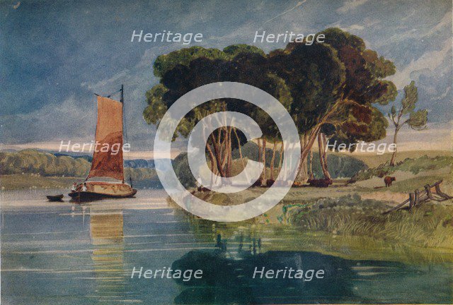 A River Scene, c1800-1842, (1924). Artist: John Sell Cotman
