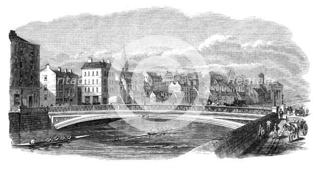 The new Northgate iron bridge at Cork, 1864. Creator: Unknown.